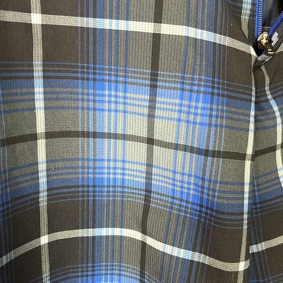 Nike Golf Tour Performance Shorts Men's 32 Blue Plaid Dri-Fit Inseam 11.75" - Picture 8 of 13